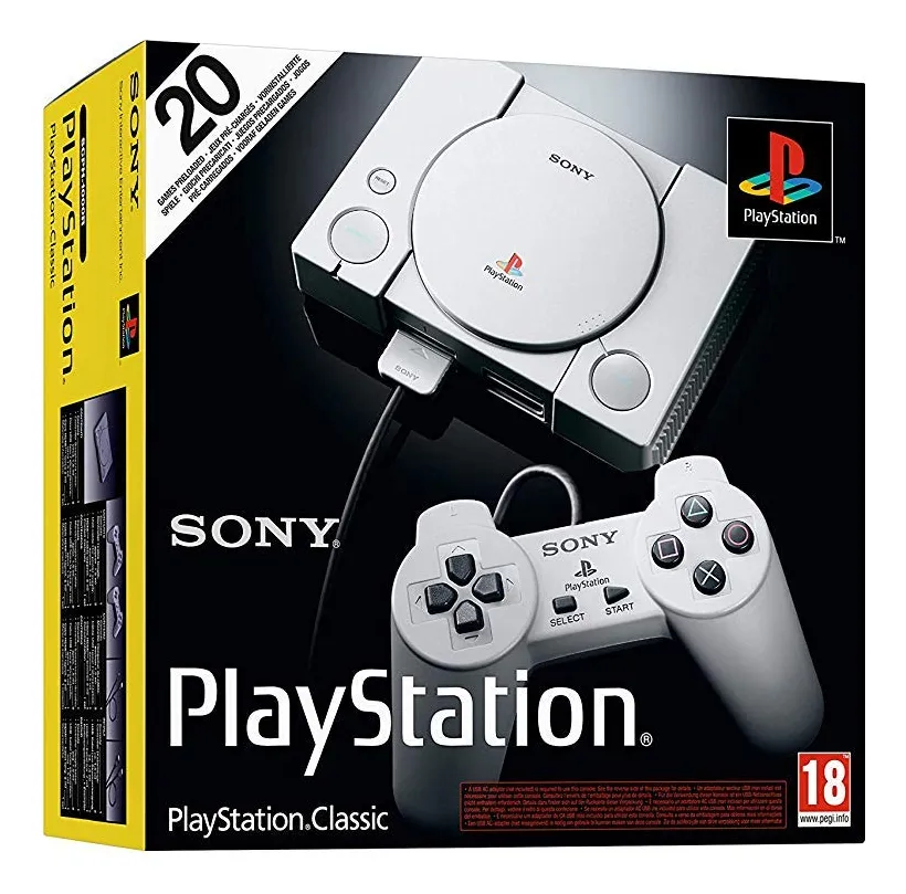 Imagen de Consola PS1 - Playstation 1 - PS One Classic Edición nueva con conexión HDMI 20 juegos y 2 joystick