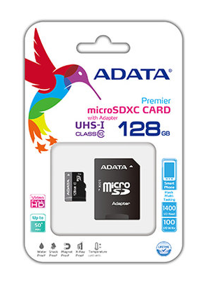 Imagen de Micro SD 128GB Adata Clase 10